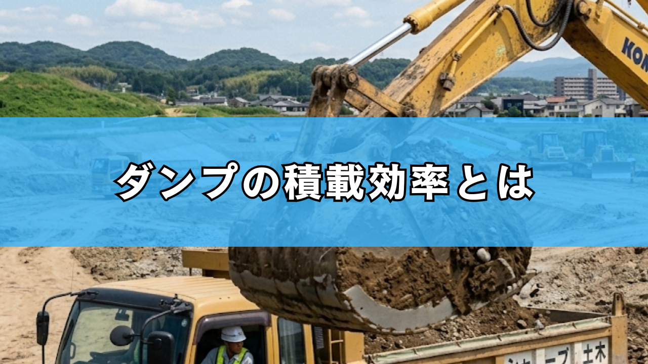 ダンプの積載効率とは